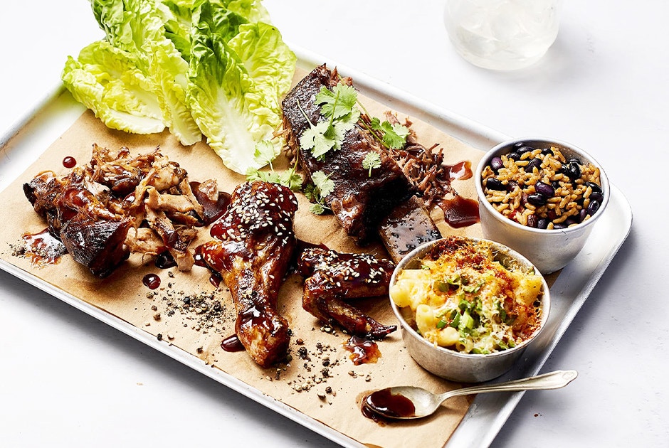 Southern Style Smoky Barbecue Tray