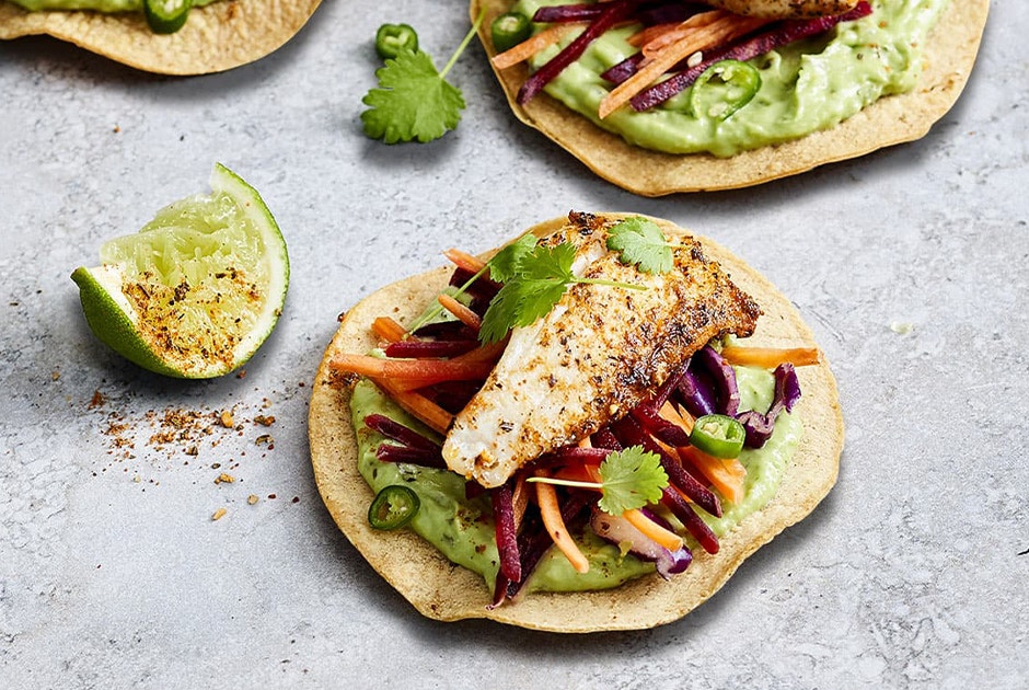 Baja Style Fish Tostadas
