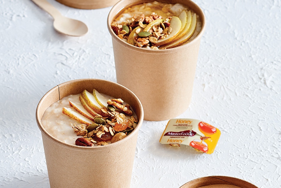 vanilla and cinnamon porridge