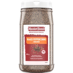 MasterFoods Professional Black Peppercorns Cracked 490g image