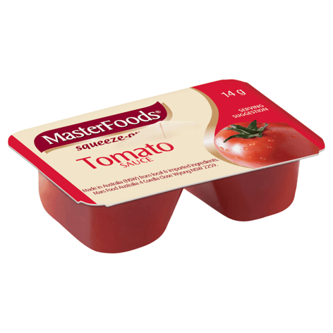 MasterFoods Portion Control Squeeze On Tomato Sauce 300x14g