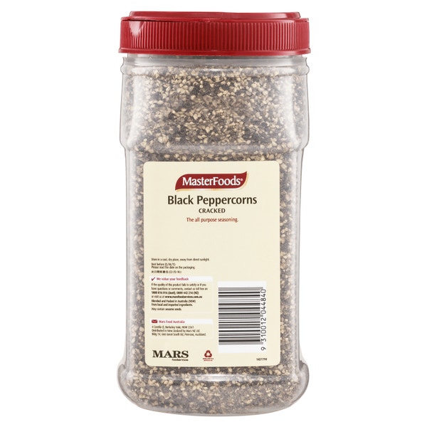 MasterFoods Black Peppercorns Mars Foodservices
