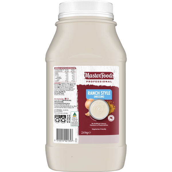 MasterFoods Professional Ranch Dressing 2.4kg