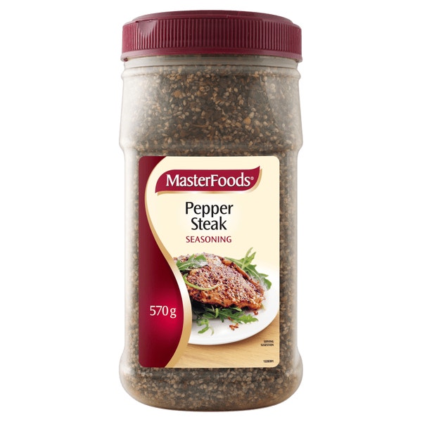 MasterFoods Pepper Steak Seasoning 570g Mars Foodservices
