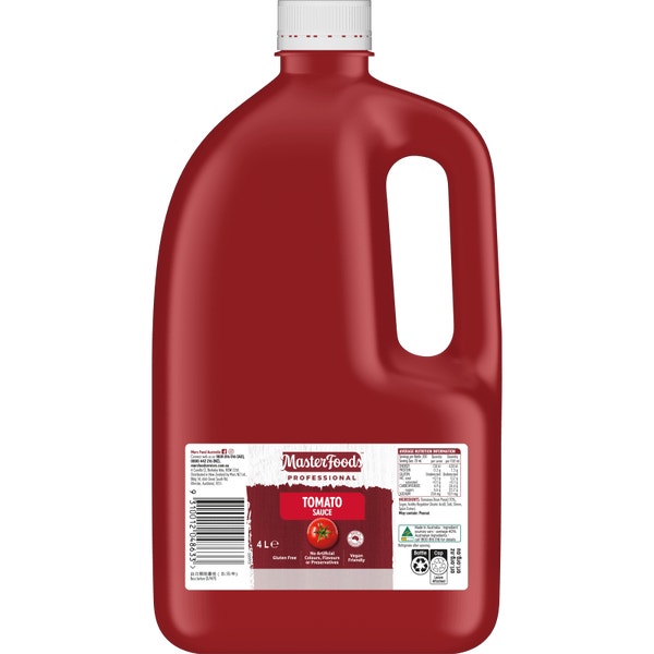 Try Our Gluten Free Tomato Sauce 4L MasterFoods™