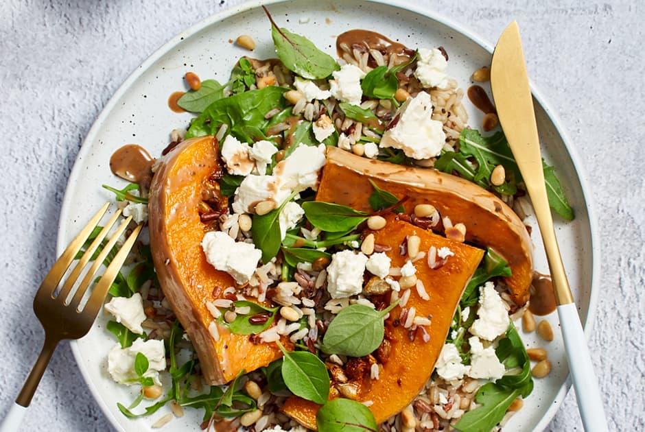 Cinnamon-Roasted Pumpkin Salad