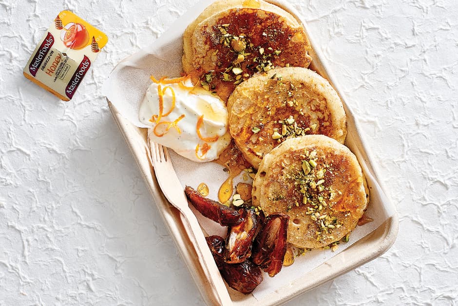 Rosewater and Cinnamon Pikelets