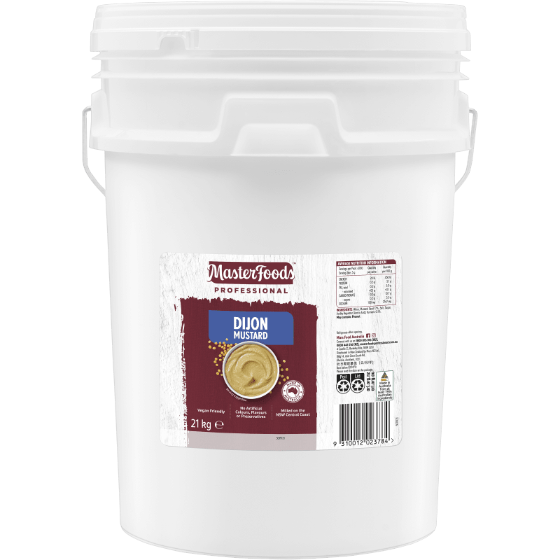 MasterFoods Professional Dijon Mustard 21kg Mars Foodservices